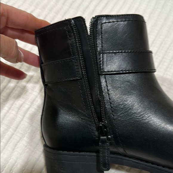 Cole Haan Black Ankle Booties with Chunky Sole - Picture 3 of 6
